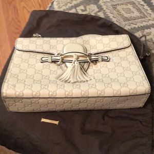 Gucci White Shoulder Bag